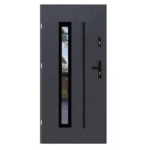 Drzwi  Zewnętrzne Future 03 Black Reling W Tel:500 195 953